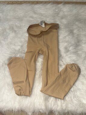 Revolution Medium Child Tan Footed Tights Ballet Jazz Tap Dance